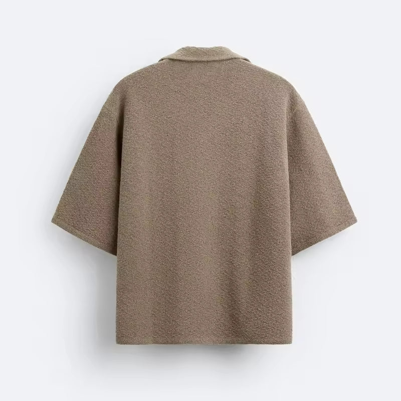 Short Sleeve Cardigan Thin Breathable Knitwear Spring