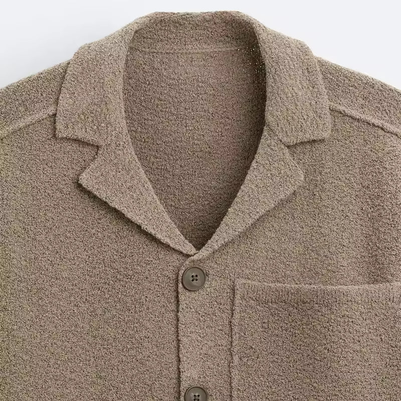 Short Sleeve Cardigan Thin Breathable Knitwear Spring