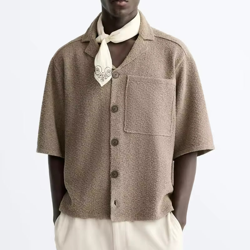 Short Sleeve Cardigan Thin Breathable Knitwear Spring