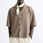 Short Sleeve Cardigan Thin Breathable Knitwear Spring