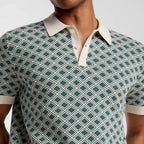 Knitted Sweater Men's Cotton Jacquard Knitted