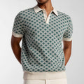 Knitted Sweater Men's Cotton Jacquard Knitted