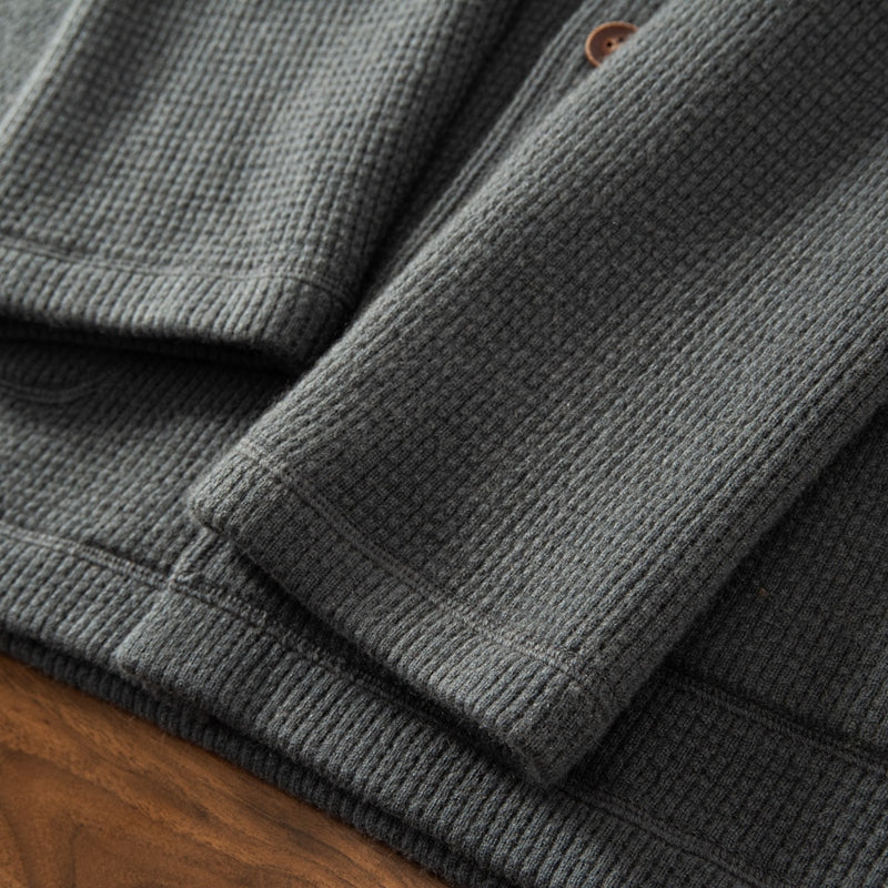 Men’s Cashmere Button-Down Coat – Lightweight Warm Winter Fashion Coat
