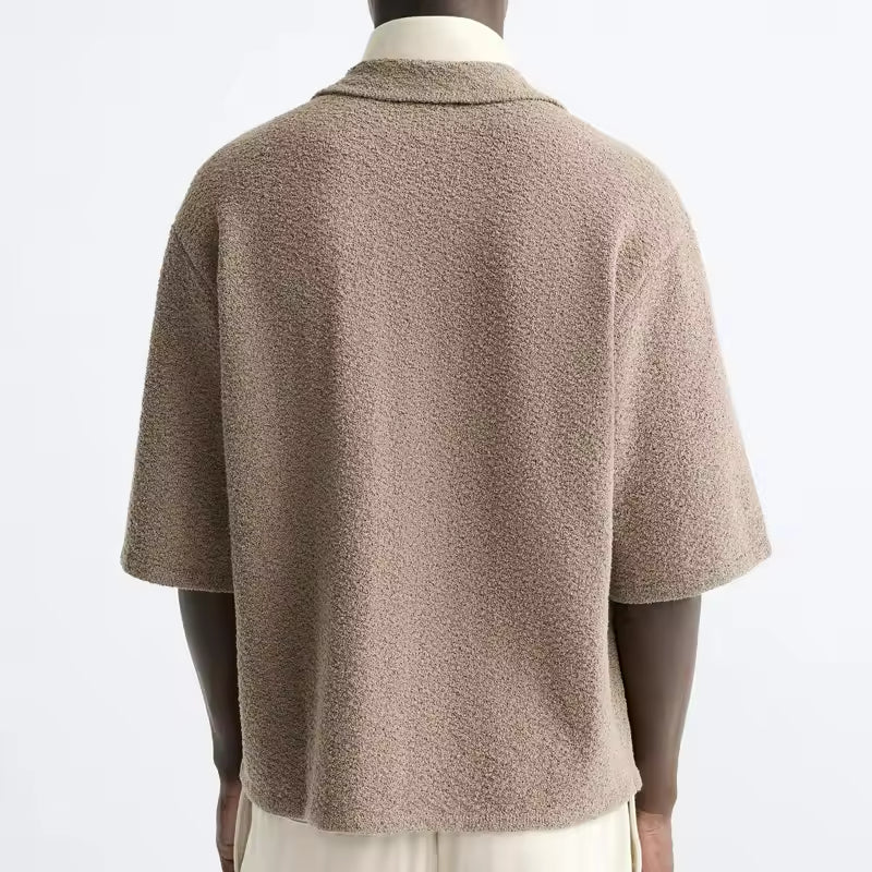 Short Sleeve Cardigan Thin Breathable Knitwear Spring